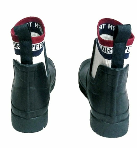 Tretorn Lia Women's Boot 6&10 Navy Sock Rain Snow - Picture 7 of 8